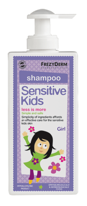 Frezyderm Sensitive Kids Shampoo Girls Απαλό Σαμπουάν Για Κορίτσια 200ml