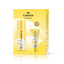 Garden PROMO Box Safe Spritz Αντηλιακό Γαλάκτωμα SPF50 Spray με Εκχύλισμα Ροδιού Πρόσωπο & Σώμα 200ml & Αντηλιακή Κρέμα Προσώπου SPF50+ με Υαλουρονικό Οξύ 50ml