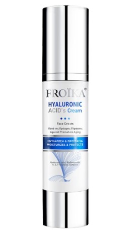 Froika Hyaluronic Acids Cream Ενυδατική Κρέμα Ημέρας Υαλουρονικού Οξέος με Αντηλιακή Προστασία 50ml