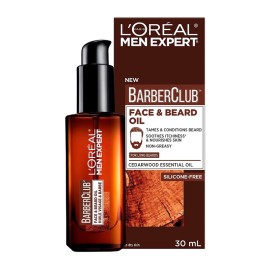 L’Oreal Paris Men Barber Club Έλαιο Ενυδάτωσης - Διαμόρφωσης Για Πρόσωπο Και Μούσια 30ml