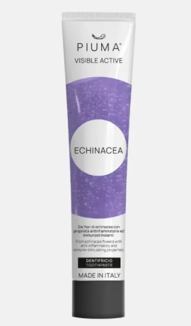 Piuma Visible Active Echinacea Oδοντόκρεμα με Εχινάκεια Αντιφλεγμονώδεις & Επουλωτικές Ιδιότητες - Μέντα 75ml