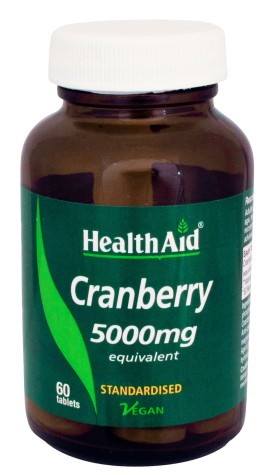 Health Aid Cranberry Extract Συμπλήρωμα Διατροφής με Αντιοξειδωτική Δράση για την Σωστή Λειτουργία του Ουροποιητικού Συστήματος 60 Ταμπλέτες