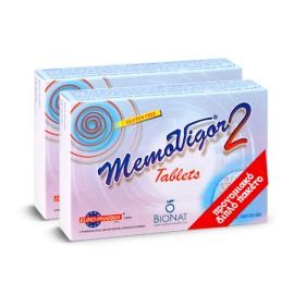 Bionat PROMO Memovigor 2 για τις Εμβοές & την Μνήμη 900mg 2x20 Κάψουλες 1+1 ΔΩΡΟ