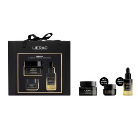 Lierac PROMO Premium η Απόλυτη Κυτταρική Αντιγήρανση La Crème Soyeuse Κανονικές / Μικτές 50ml - Le Serum 13ml - La Crème Recard Eye 4x1ml