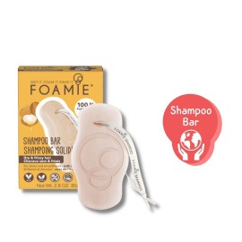 Foamie Shampoo Bar Kiss Me Argan Dry & Frizzy Hair Σαμπουάν για Φριζαρισμένα / Ταλαιπωρημένα Μαλλιά 80gr