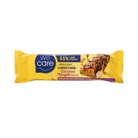 WeCare Lower Carb Caramel Nougat Flavor Μπάρα Νουγκατίνα με Καραμέλα & Επικάλυψη Σοκολάτα Γάλακτος 35gr