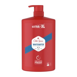 Old Spice WhiteWater 3in1 Ανδρικό Αφρόλουτρο & Σαμπουάν 1000ml με Αντλία