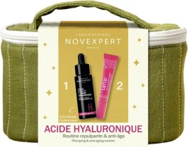 Novexpert PROMO HA Serum Ενυδατικό & Αντιγηραντικό Booster Προσώπου με Υαλουρονικό Οξύ 30ml & Lip Up Ενυδατικό Χειλιών για Όγκο με Υαλουρονικό Οξύ 8ml & Νεσεσέρ