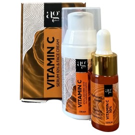 Ag Pharm PROMO Box Αντιοξείδωσης & Επανόρθωσης Vitamin C 10% Serum 10ml & Face Cream 30ml