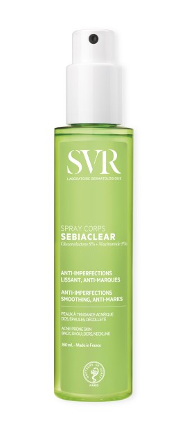 SVR Sebiaclear Spray Corps Σπρέι Σώματος για την Αντιμετώπιση της Ακμής 150ml