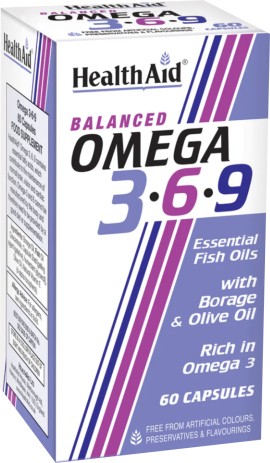 Health Aid Balanced Omega 3/6/9 Συμπλήρωμα Διατροφής με Ιχθυέλαια 60 Κάψουλες