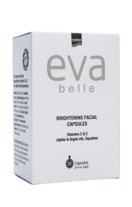 Intermed Eva Belle Brightening Facial Capsules Booster Μονοδόσεις Σταθερής Βιταμίνης C για Λαμπερή, Φωτεινή & Νεανική Επιδερμίδα 32 Κάψουλες