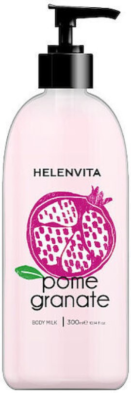 Helenvita Body Milk Pomegranate Ενυδατικό Γαλάκτωμα Σώματος Εμπλουτισμένο με Εκχύλισμα Ροδιού 300ml