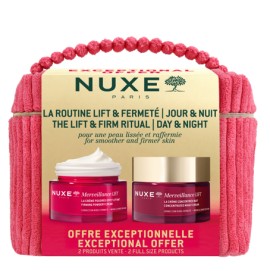 Nuxe PROMO Day & Night Merveillance Lift Firming Powdery Cream Συσφικτική Κρέμα Προσώπου 50ml & Merveillance Lift Nuit Cream Συμπυκνωμένη Κρέμα Νυκτός 50ml & Νεσεσέρ