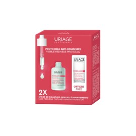 Uriage PROMO Roséliane Visible Redness Neutralizing Smoothing Serum Ορός Προσώπου Κατά της Ερυθρότητας 30ml & ΔΩΡΟ Soin Anti Rougeurs Cream Κατά της Ερυθρότητας 15ml