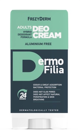 Frezyderm Adults Deo Cream Aluminiun Free Dermofilia Αποσμητικό 24ωρης Προστασίας για Παιδιά & Ενήλικες 40ml