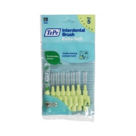 Tepe Μεσοδόντια Βουρτσάκια Extra Soft Λαχανί Size 5 8 Τεμάχια