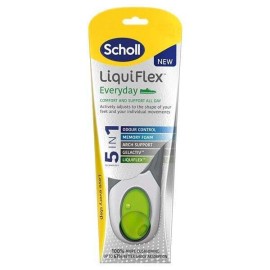 Scholl LiquidFlex Everyday Ανατομικοί Πάτοι No.42-47 με Τεχνολογία 5 σε 1 για Όλη Μέρα 1 Ζευγάρι