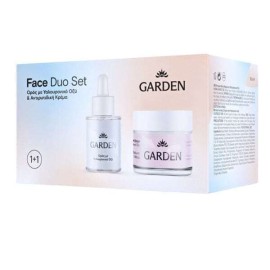 Garden PROMO Face Duo Anti Wrinkle Cream Αντιρυτιδική Κρέμα Προσώπου & Ματιών 50ml - Serum Ορός Προσώπου με Υαλουρονικό 30ml