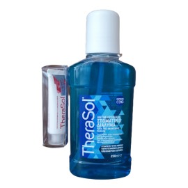 Therasol PROMO Αντιμικροβιακό Στοματικό Διάλυμα 250ml & ΔΕΙΓΜΑ Οδοντόκρεμα Whitening+Sensitive 10ml