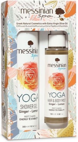 Messinian Spa PROMO Yoga Ginger Lemon Αφρόλουτρο 300ml & Hair & Body Mist 100ml