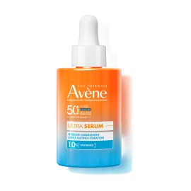 Avène Ultra Serum SPF50+ Αντηλιακός Ορός Προσώπου για Ενυδάτωση Μεγάλης Διάρκειας με Πανθενόλη 30ml