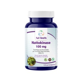 Full Health Nattokinase 100mg για το Καρδιαγγειακό Σύστημα 120 Φυτικές Κάψουλες