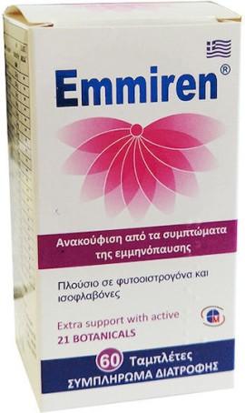 Medichrom Emiren για την Ανακούφιση από τα Συμπτώματα της Εμμηνόπαυσης 60 Ταμπλέτες