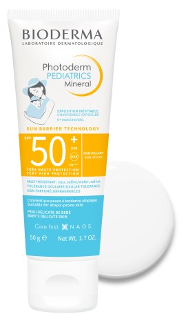 Bioderma Photoderm Pediatrics Mineral SPF50+ Βρεφική Αντηλιακή Κρέμα 50gr