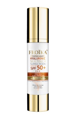 Froika Hyaluronic Silk Touch Sunscreen Tinted Light SPF50+ Αντηλιακό Προσώπου με Χρώμα Ανοιχτή Απόχρωση 50ml