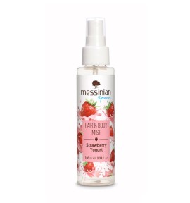 Messinian Spa Strawberry Yogurt Hair & Body Ενυδατικό Mist για Μαλλιά & Σώμα Φράουλα Γιαούρτι 100ml