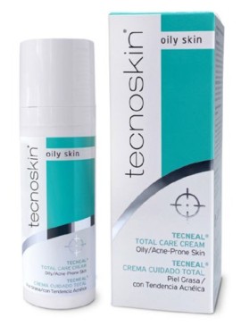 Tecnoskin Tecneal Total Care Cream Κρέμα Εντατικής Φροντίδας Προσώπου για Λιπαρό ή με Τάση Ακμής Δέρμα 30ml