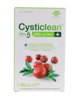 Vita Green Cysticlean Pro B 240mg PAC+ Συμπλήρωμα Διατροφής με Ξηρό Εκχύλισμα Βατόμουρου για το Ουροποιητικό 15 Φυτικές Κάψουλες
