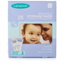 Lansinoh Σακουλάκια Αποθήκευσης Μητρικού Γάλακτος 25 Τεμάχια [180ml]