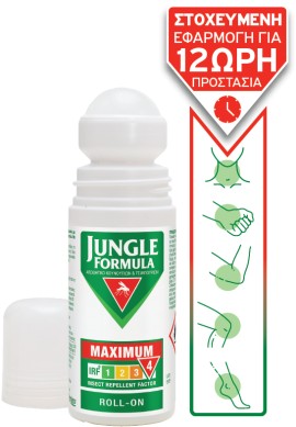 Jungle Formula Maximum Αντικουνουπικό Roll on 50ml