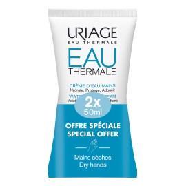 Uriage PROMO Eau Thermal Water Hand Cream Ενυδατική & Προστατευτική Kρέμα Χεριών 2x50ml