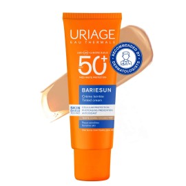 Uriage Bariésun SPF50+ Golden Tint Cream Αντηλιακό Προσώπου με Χρώμα Κατά της Γυαλάδας Χρυσή Απόχρωση 50ml