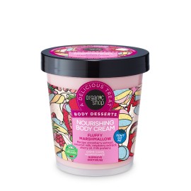 Natura Siberica Organic Shop Body Desserts Fluffy Marshmallow, Θρεπτική Κρέμα Σώματος 450ml