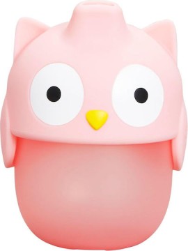 Munchkin Owl Ροζ Soft Touch Sippy Cup Κουκουβάγια Παιδικό Εκπαιδευτικό Ποτηράκι 9 Μηνών 230ml