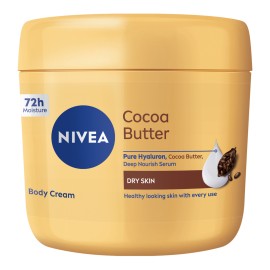 Nivea Cocoa Butter Nourish Body Cream Κρέμα Σώματος με 72ώρες Ενυδάτωσης Βούτυρο Κακάο για Ξηρές Επιδερμίδες 400ml