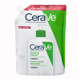 CeraVe Hydrating Cleanser Refill Ενυδατική μη Αφρίζουσα Κρέμα Καθαρισμού για Κανονικές προς Ξηρές Επιδερμίδες για Πρόσωπο & Σώμα 473ml