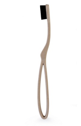 Intermed Professional ECO Ergonomic Medium Toothbrush Οδοντόβουρτσα Μέτρια Μπεζ 1 Τεμάχιο