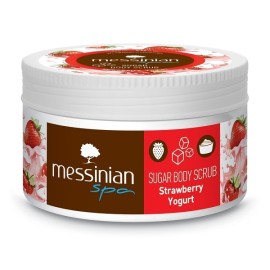 Messinian Spa Sugar Body Scrub Σώματος Strawberry Yogurt με Φράουλα Γιαούρτι 250ml