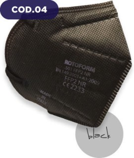 Sibilla Μάσκα Προστασίας FFP2 Black Μαύρο 10 Τεμάχια σε Κουτί