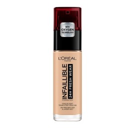 LOreal Paris Ιnfaillible 24h Υγρό Make Up Για Πλήρη Κάλυψη 125 Natural Rose 30ml