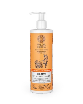 Natura Siberica Wilda Siberica Controlled Organic Glow Pet Conditioner Κατοικιδίων με Θαμπό Τρίχωμα 400ml