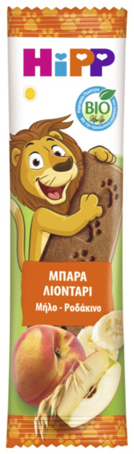 Hipp BIO Παιδική Μπάρα με Βρώμη, Μήλο & Ροδάκινο για Παιδιά από το 1ο Έτος 20gr
