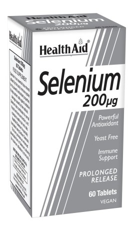 Health Aid Selenium 200μg Συμπλήρωμα Διατροφής Με Αντιοξειδωτική Δράση 60 Ταμπλέτες