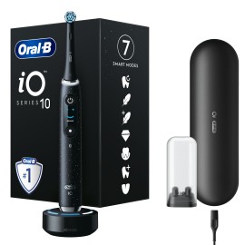 Oral B iO Series 10 Ηλεκτρική Οδοντόβουρτσα Magnetic Cosmic Black 1 Τεμάχιο