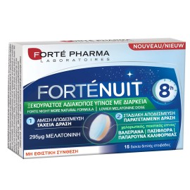 Forte Pharma Fortenuit 8h Βελτίωση Ποιότητας του Ύπνου 15 Δισκία Διπλής Στοιβάδας